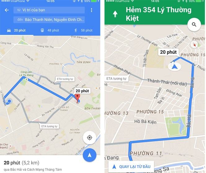 Google Maps mở lại tính năng dẫn đường bằng giọng nói tại Việt Nam