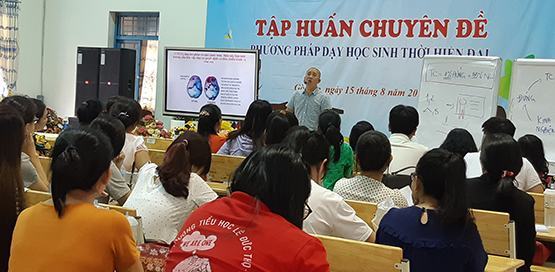 Giáo viên được trang bị phương pháp dạy học hiện đại