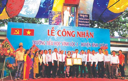 Trường Tiểu học Vĩnh Lộc 1 (H. Bình Chánh, TP.HCM): Sáng tạo, vượt khó