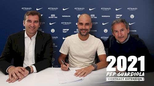 Guardiola ở lại Man City đến 2021, lĩnh lương 27 triệu đôla