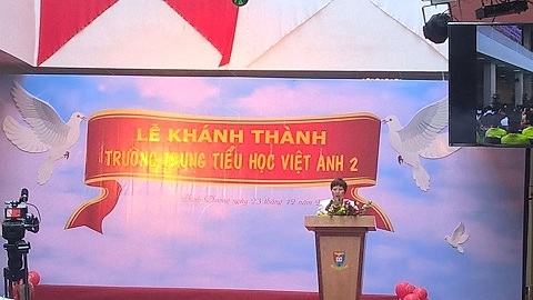 Khánh thành trường Trung Tiểu học Việt Anh 2