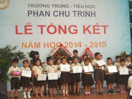 Trường Trung – Tiểu học Phan Chu Trinh tổng kết năm học 2014 -2015