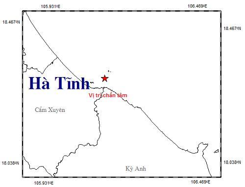 Hà Tĩnh bốn ngày xảy ra hai trận động đất