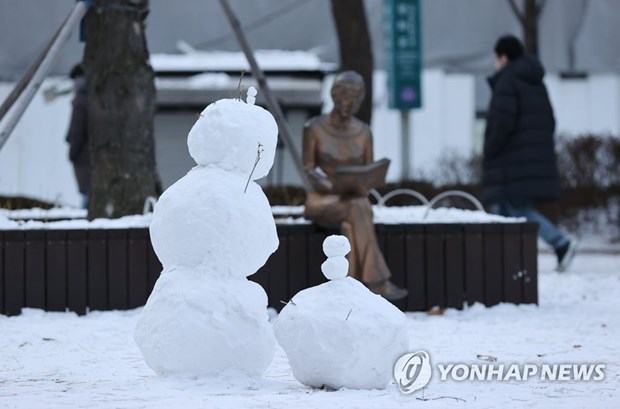 Hàn Quốc: Nhiệt độ giảm xuống mức thấp nhất trong 35 năm qua