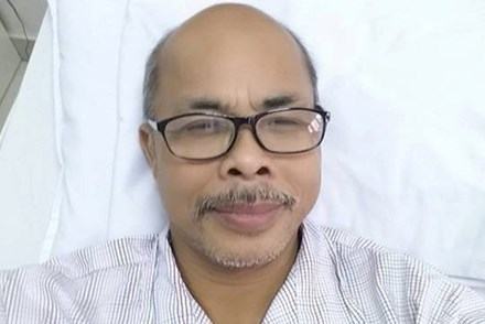 Dù phải nhập viện trở lại khi bệnh tình trở nặng nhưng nghệ sĩ Hán Văn Tình vẫn giữ tâm thế lạc quan.