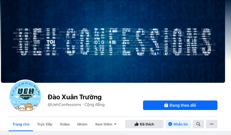 Hàng loạt fanpage trường ĐH bị đổi tên thành ‘Đào Xuân Trường’ gây xôn xao sinh viên - ảnh 1