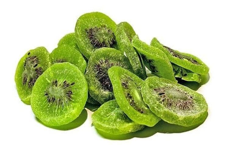 Mứt Kiwi xanh Trung Quốc được ưa chuộng. Ảnh: NH.