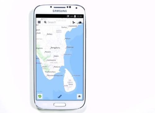 Here Maps có phiên bản chạy Android