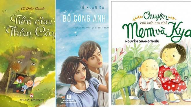 Các cuốn sách dành cho thiếu nhi đã được trình làng  /// Ảnh: NXB