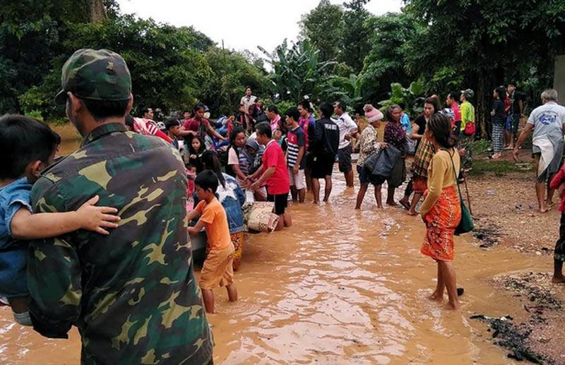 Hình ảnh dân Lào khốn khổ vì vỡ đập thủy điện