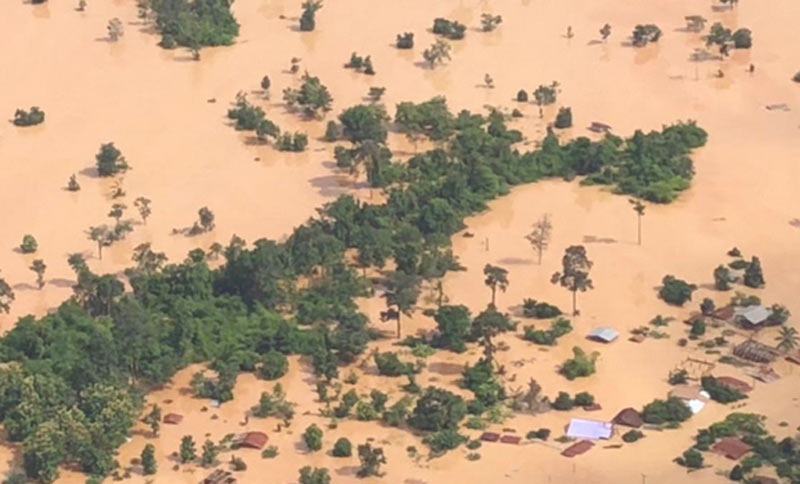 Hình ảnh dân Lào khốn khổ vì vỡ đập thủy điện