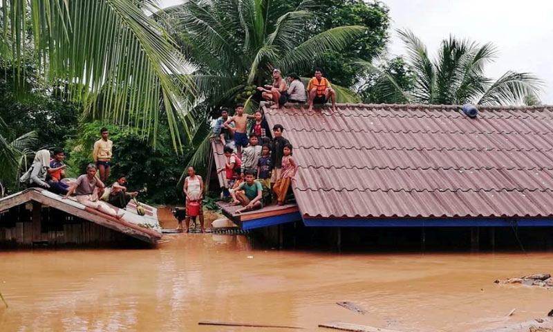 Hình ảnh dân Lào khốn khổ vì vỡ đập thủy điện