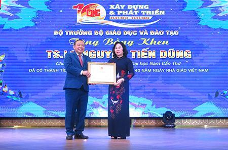 Trường Đại học Nam Cần Thơ: Phấn đấu đạt Top đầu trong hệ thống giáo dục ngoài công lập  cả nước