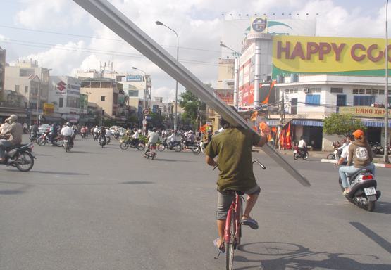 Vận chuyển cồng kềnh: Hại mình, hại người