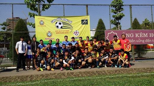 Trận bóng đá giao hữu gây quỹ từ thiện