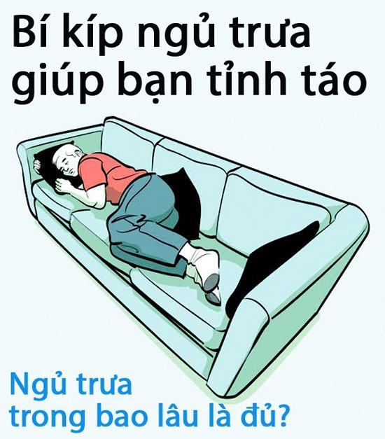 Học cách ngủ trưa "chuyên nghiệp" nhờ bí kíp khoa học