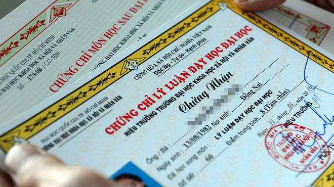 Học cho có chứng chỉ dạy đại học