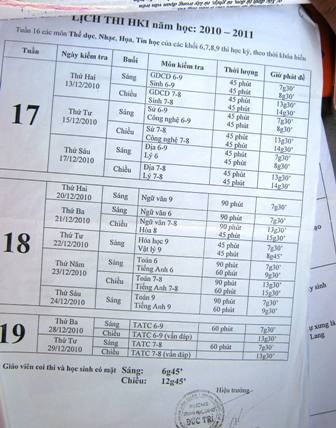 Học sinh “chạy việt dã” ôn thi học kỳ