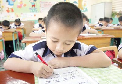 Học sinh sai chính tả tràn lan