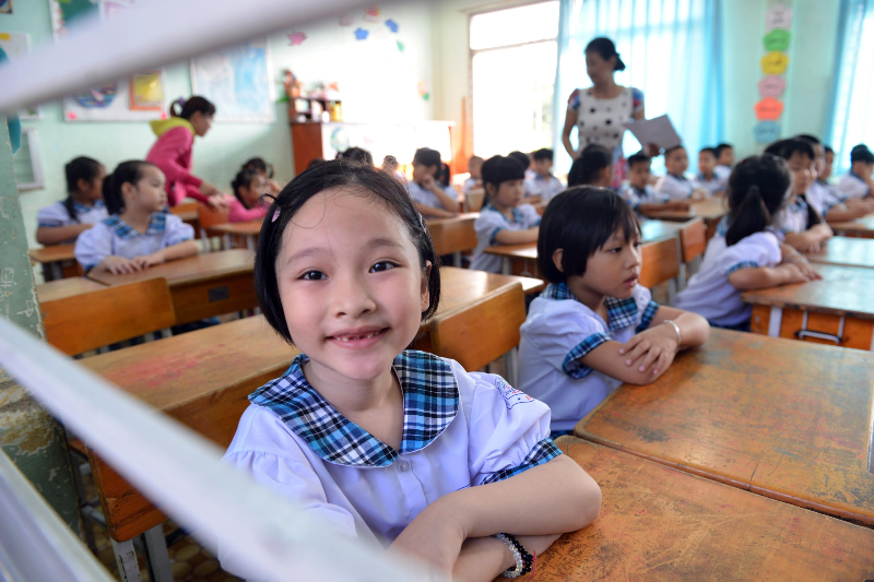 Học sinh&nbsp;TP.HCM&nbsp;rạng rỡ trở lại trường sau nghỉ hè 