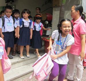 Học sinh vào năm học mới