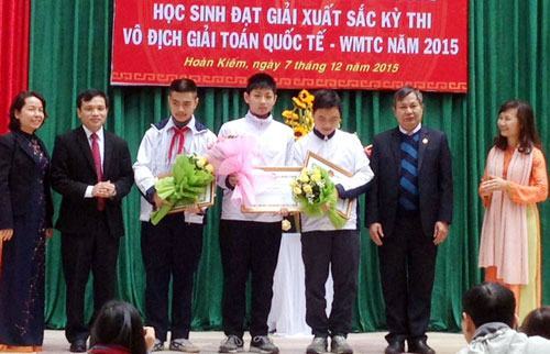 Việt Nam đoạt huy chương vàng kỳ thi Vô địch toán quốc tế