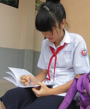 Học văn tốt hơn nhờ viết nhật ký