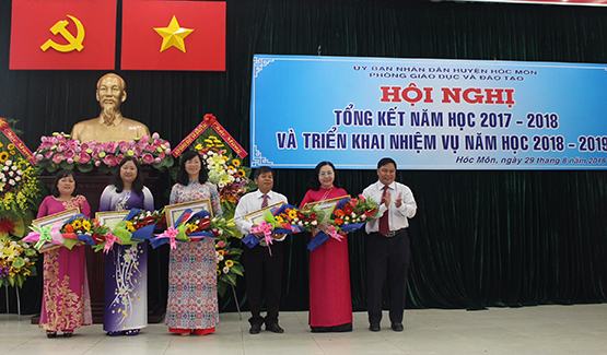 Ngành GD-ĐT huyện Hóc Môn: Triển khai 7 nhiệm vụ trọng tâm năm học mới 2018-2019