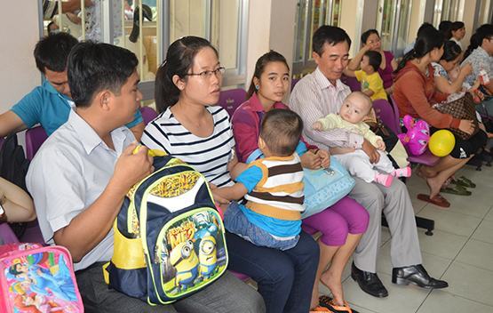 Trẻ bệnh hô hấp gia tăng