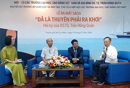 Hồi ký “Đã là thuyền phải ra khơi” của cố giáo sư Trần Hồng Quân đem lại nhiều thông điệp ý nghĩa