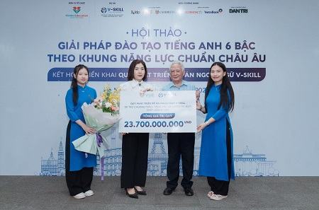 Triển khai “Quỹ phát triển đề án ngoại ngữ V-Skill” tài trợ 55% khóa học IELTS/Giao tiếp, ôn luyện Vstep, Aptis trực tuyến