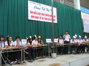 Hội thi an toàn giao thông cho học sinh