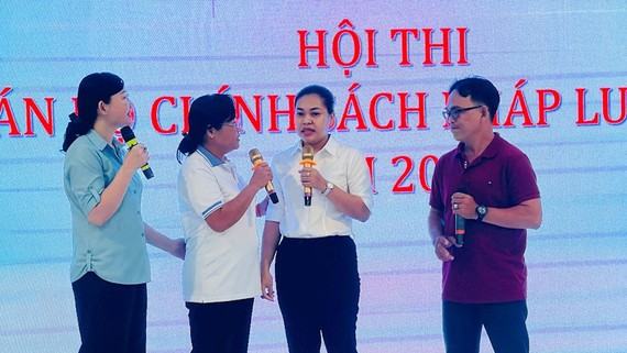 Hội thi “Cán bộ chính sách pháp luật giỏi” năm 2022