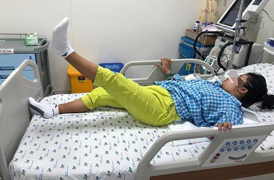 Bệnh nhi 15 tuổi yếu liệt toàn thân được hồi phục