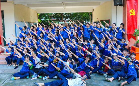 Hội trại tiếp nhận học sinh khối 10