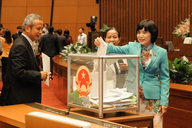 Hôm nay 24-10, Quốc hội bắt đầu lấy phiếu tín nhiệm