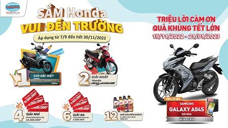 Ưu đãi sắm Honda vui đến trường