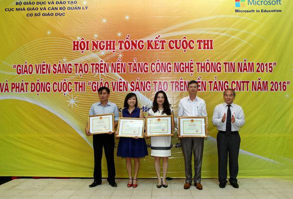Giáo viên thi sáng tạo trên nền tảng CNTT