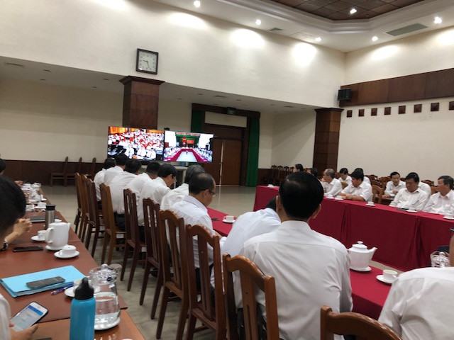 Hội nghị trực tuyến hợp nhất các chi cục thuế /// T.Xuân 