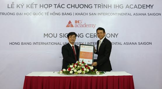 ĐH Quốc tế Hồng Bàng hợp tác với khách sạn Intercontinental Asiana Saigon