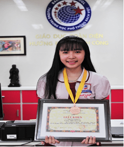 HS trường THPT Bách Việt đoạt Huy chương đồng Olympic Tháng 4