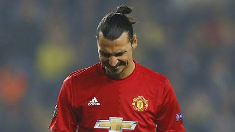 Ibra bị treo giò ở trận gặp Arsenal