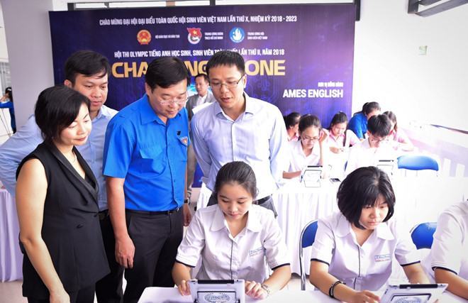 Kết thúc Hội thi Olympic tiếng Anh học sinh, sinh viên toàn quốc 2018