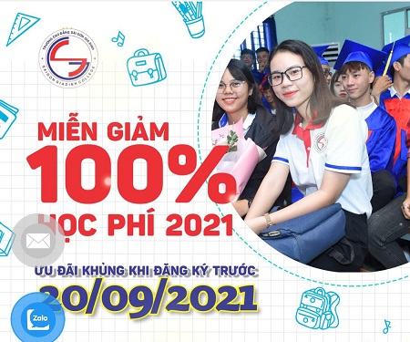 Trường Cao đẳng Sài Gòn Gia Định miễn giảm 100% học phí HK1 cho tân sinh viên