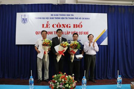 ĐH Giao thông vận tải TP.HCM thành lập Viện Cơ khí và Viện Hàng hải