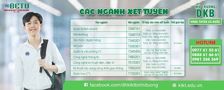 Trường ĐH Kinh tế – Kỹ thuật Bình Dương được Bộ GD – ĐT cho phép đào tạo ngành Marketing