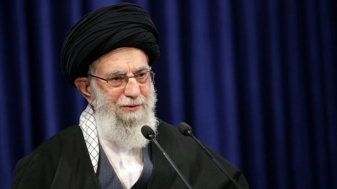 Lãnh đạo tối cao Iran Ayatollah Ali Khamenei phát biểu ngày 8.1 /// Reuters