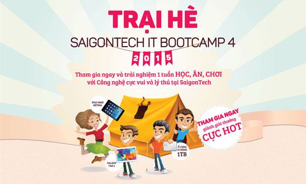 Sôi động cùng trại hè CNTT SaigonTech 2015