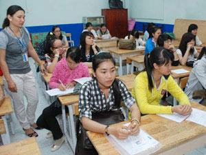 Ít điểm thi tại trường tiểu học