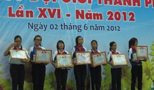 Kết thúc hội thi Chỉ huy Đội giỏi thành phố năm 2012
